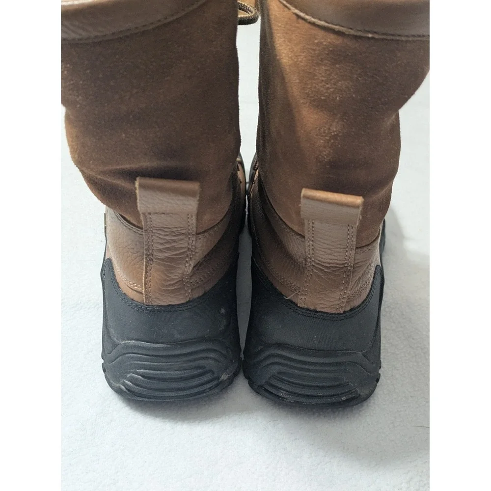 Ugg‎ Adirondack III Boots Women's Size 9 Brown Tan Faux Fur Winter Snow Lace Up